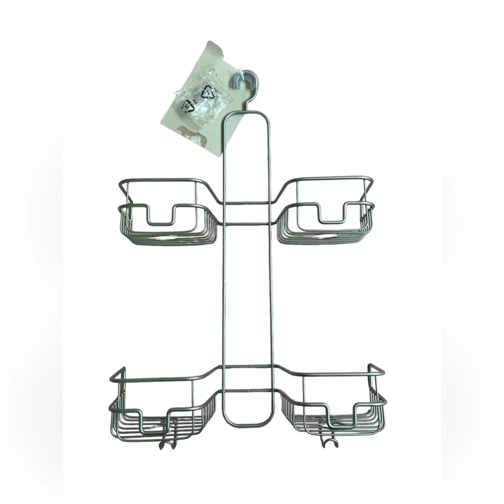 Silver Wired Shower Organizer